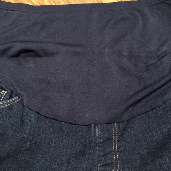 NEW Cuffed Maternity Denim stretchy shorts size 16-18 XL GREAT PRICE $AVE $$ - Picture 3 of 8